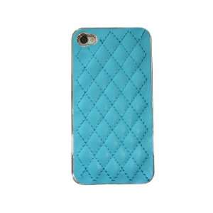 iPhone 4S Case and iPhone 4 Cover   Blue Carbon Fiber Chrome Hard 