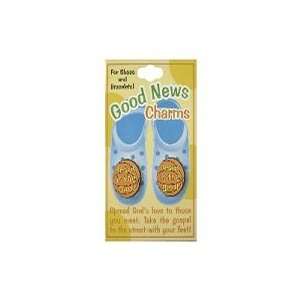   Is Goal Basketball Good News Shoe Charms Pack of 12