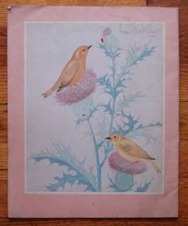 1936 Saalfield Childrens Book BIRD NEIGHBORS Ferne Peat  
