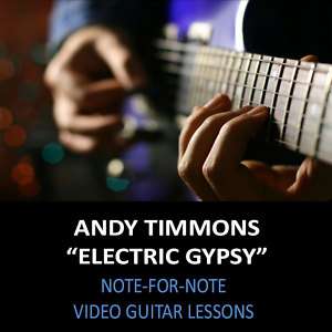 Andy Timmons Electric Gypsy Guitar Lesson DVD  