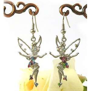  Multi Color Rhinestone Pixie Fairy Dangle Earrings e11 