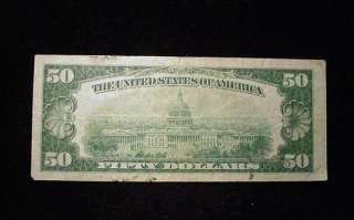 Series 1929 Federal Reserve Bank SF $50 Brown Seal VF Fr#1880 L  