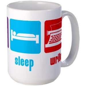 Eat Sleep Write Humor Large Mug by 