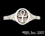 Sterling Silver Ankh Ring, Egyptian Jewelry, Ankh Jewelry, Choose Your 