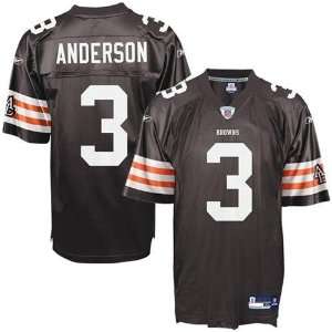 Reebok NFL Equipment Cleveland Browns #3 Derek Anderson Brown Youth 