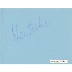  Frank Finlay & Eileen Atkins Signed Album Page Jsa 