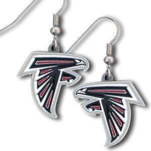    NFL Dangling Earrings   Atlanta Falcons Logo