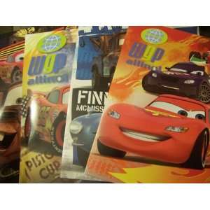Cars 2 Folders ~ Piston Cup Champ, 3 Cars, Lightning & Tow Mater, Tow 
