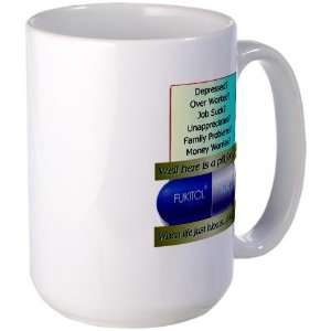  Fukitol Funny Large Mug by CafePress: Everything Else