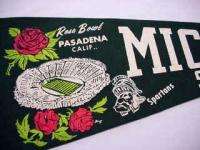 1966 Michigan State Spartans Rose Bowl Pennant   UNSOLD and UNUSED