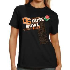  Oregon State Beavers Ladies Black 2010 Rose Bowl Bound 