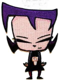  Invader Zim Gaz Animated TV Character Embroidered Iron On 