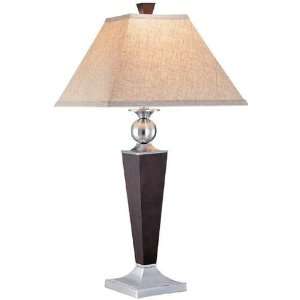  Table Lamp   Izzy Collection Black Wood Finish