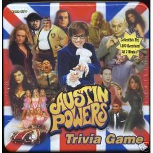  Austin Powers Trivia Game in Tin Box: Toys & Games