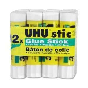  Saunders UHU Small Glue Stick   White   SAU99450 Office 