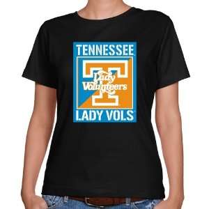 Vol T Shirts : Tennessee Lady Vols Ladies Black Stencil Classic Fit T 