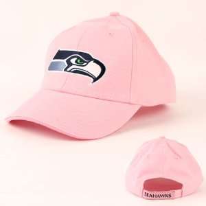  NFL Seattle Seahawks Pink Yardline Baseball Cap Hat 