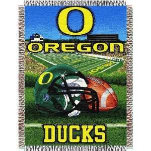  Oregon Ducks NCAA Woven Tapestry Throw (Home Field 