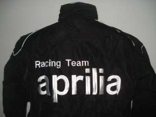 Aprilia Motorbike Racing Jacket in Black & Red Brand New Available in 