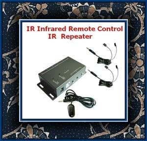   Remote Control Extender Repeater 4 Emitters US/EU/UK/AU plug new hot
