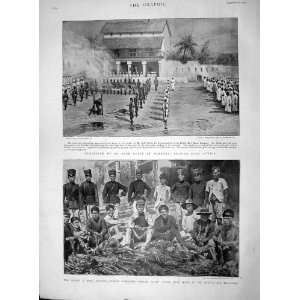   1894 Execution Arab Chief Melinda Africa Japan Coolies