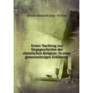   ErklÃ¤rung . Johann Heinrich Jung  Stilling Books