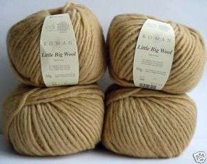 ROWAN Little Big Wool Knitting Yarn   Amber   Bargain  