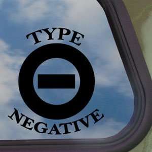  Type O Negative Rock Band Black Decal Truck Window Sticker 