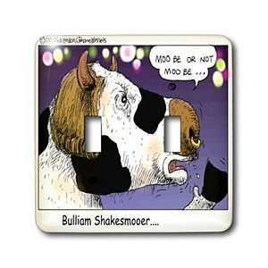 Londons Times Funny Cow Cartoons   Shakespearian Bull   Light Switch 