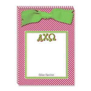   Collections   Sorority Tear Pads (Alpha Chi Omega   Gingham