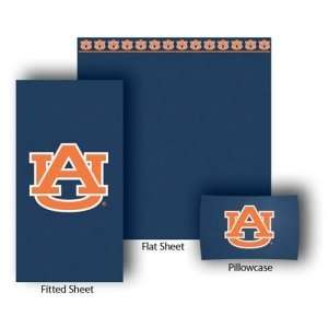  Auburn Tigers NCAA Sheet Set (Twin/Twin XL): Sports 