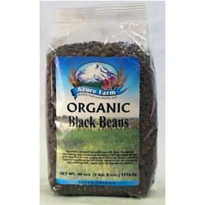 Azure Farm Black Beans, Organic (Pack of Grocery & Gourmet Food