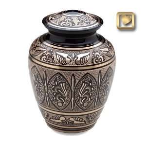  Black & Gold Urn for Ashes Patio, Lawn & Garden