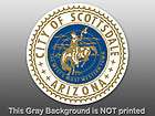   Arizona City Seal Sticker   decal logo flag of AZ state I love