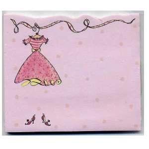  Pink Dress Die cut Sticky Notes
