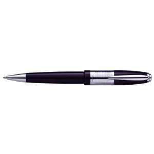  Laban Deco Dream Ballpoint Pen (Black with Silver Trim 