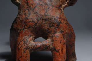 wonderful and very high quality ancient Nayarit earthenware figure 