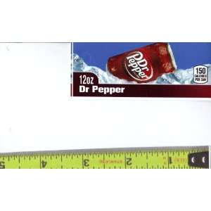  Magnum, Small Rectangle Size Dr. Pepper Can on Ice Soda 