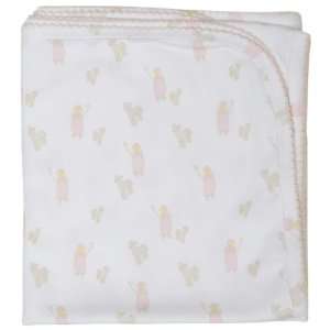   Nursery Rhymes Collection Blanket   Little Bo Peep Print   Pink Baby