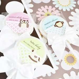  Baby Animals Personalized Lollipop Favors 24 Set: Health 