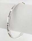 LIVE WELL, LAUGH OFTEN, LOVE MUCH TWISTED BANGLE INSPIRATIONAL 