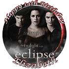 Twilight ECLIPSE Round Edible CAKE Image Icing Topper