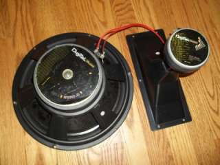 Digital Audio 12 Coaxial 8 Ohm Car Speaker W/ Horn Tweeter  