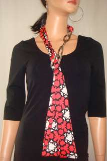 Jersey Marrakesh Print Necklace Scarf w/ Chain Isabelle  