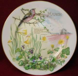CAVERSWALL china COUNTRY DIARY OF AN EDWARDIAN LADY Collector Plate 