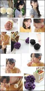 Korean Fashion lovely Rose Flower Dangle Earring  