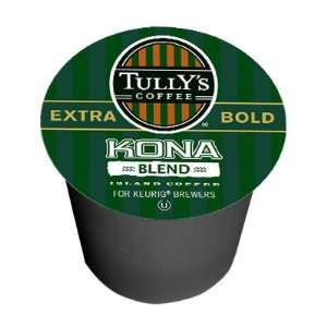  Tullys Coffee Kona Blend 4 Boxes of 24 K Cups: Office 