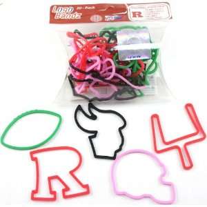   Rutgers Knights NCAA Logo Bandz Silly Rubber Bands 20PK Toys & Games