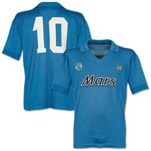  89 90 Napoli Home Jersey + No.10