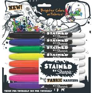   Tip Fabric Markers, 8 Colored Markers (1779005): Arts, Crafts & Sewing